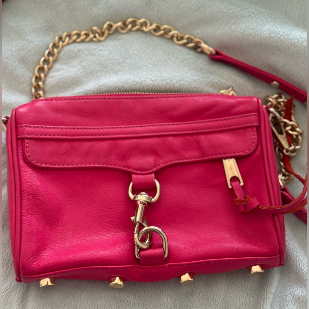 Rebecca Minkoff Pink Chain Leather Purse